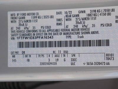 2023 Ford F-150 XLT CREW 3.5