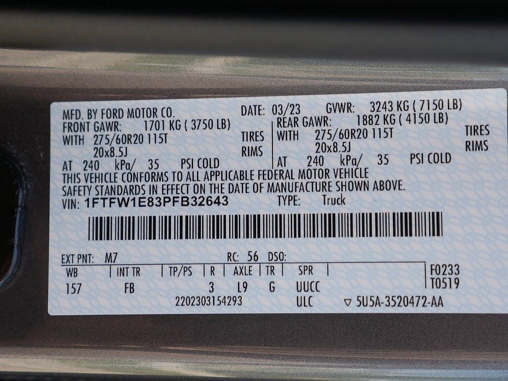 2023 Ford F-150 XLT CREW LONG BED 3.5