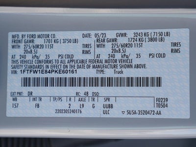 2023 Ford F-150 XLT CREW 3.5