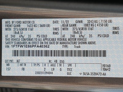 2023 Ford F-150 XLT CREW 3.5