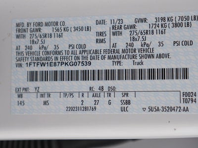 2023 Ford F-150 XLT CREW 3.5