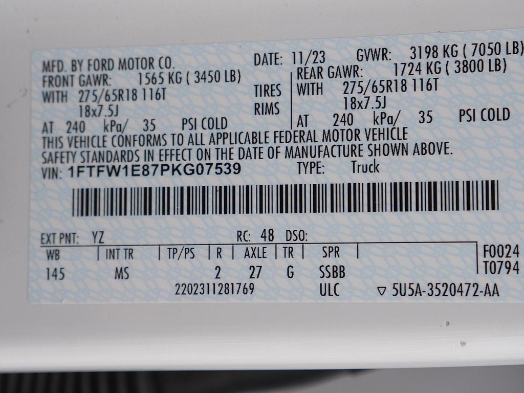 2023 Ford F-150 XLT CREW 3.5