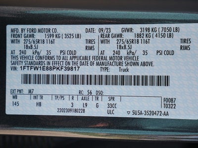 2023 Ford F-150 Lariat CREW 3.5