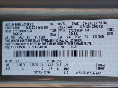 2023 Ford F-150 XLT CREW 3.5