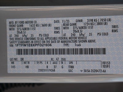 2023 Ford F-150 Lariat CREW 3.5