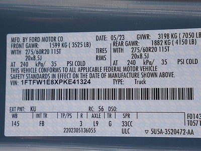 2023 Ford F-150 XLT CREW 3.5