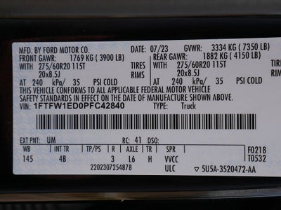 2023 Ford F-150 XLT CREW 3.5 PB