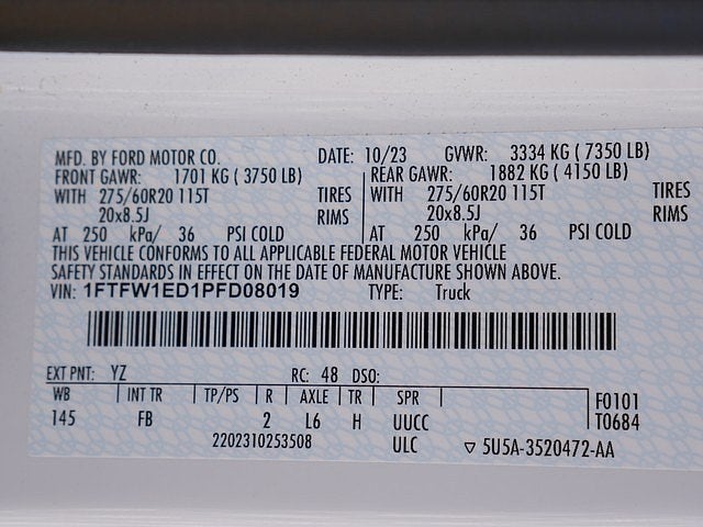 2023 Ford F-150 XLT CREW 3.5 PB