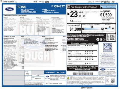 2023 Ford F-150 XLT CREW 3.5 PB