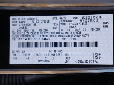 2023 Ford F-150 XLT CREW 3.5 PB