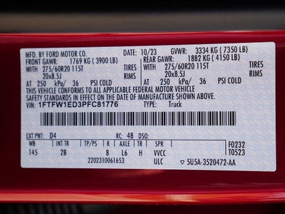 2023 Ford F-150 Lariat CREW 3.5 PB