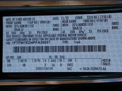 2023 Ford F-150 XLT CREW 3.5 PB