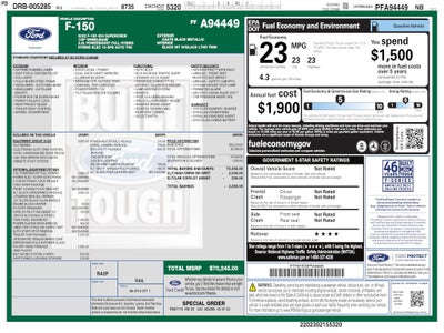 2023 Ford F-150 XLT CREW 3.5 PB
