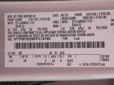 2023 Ford F-150 XLT CREW 3.5 PB