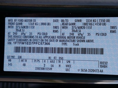 2023 Ford F-150 XLT CREW 3.5 PB