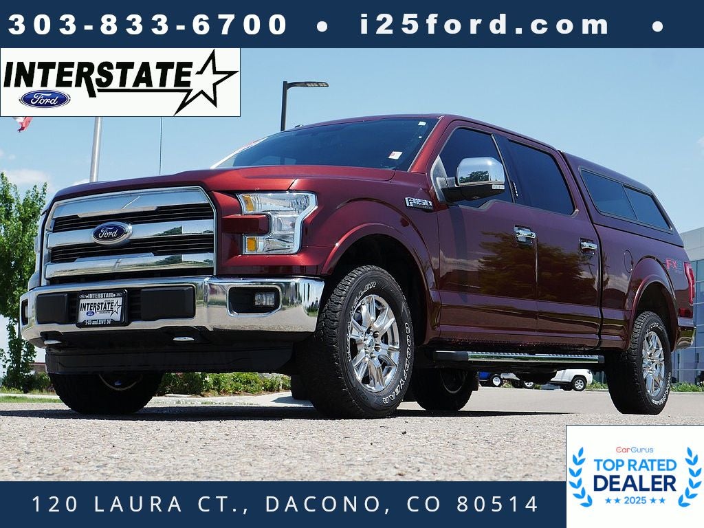 2015 Ford F-150 Lariat CREW 5.0 LONG BED