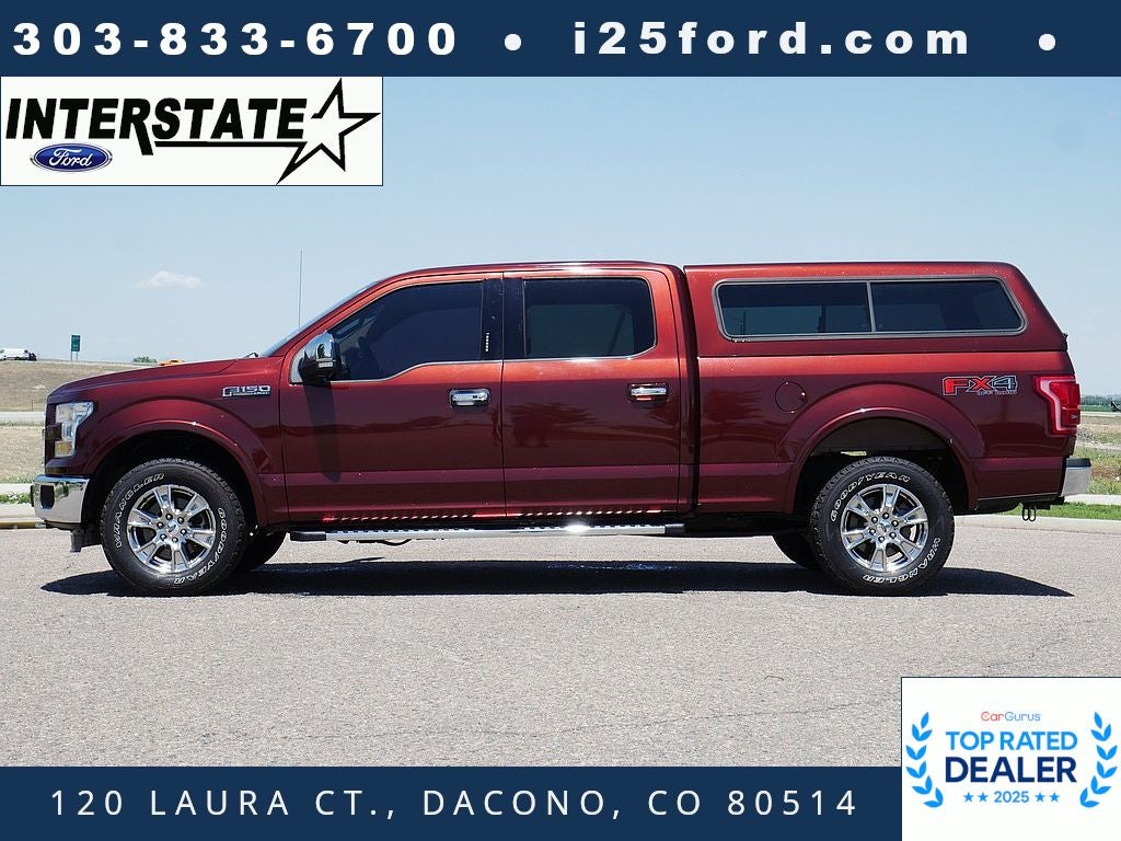 2015 Ford F-150 Lariat CREW 5.0 LONG BED