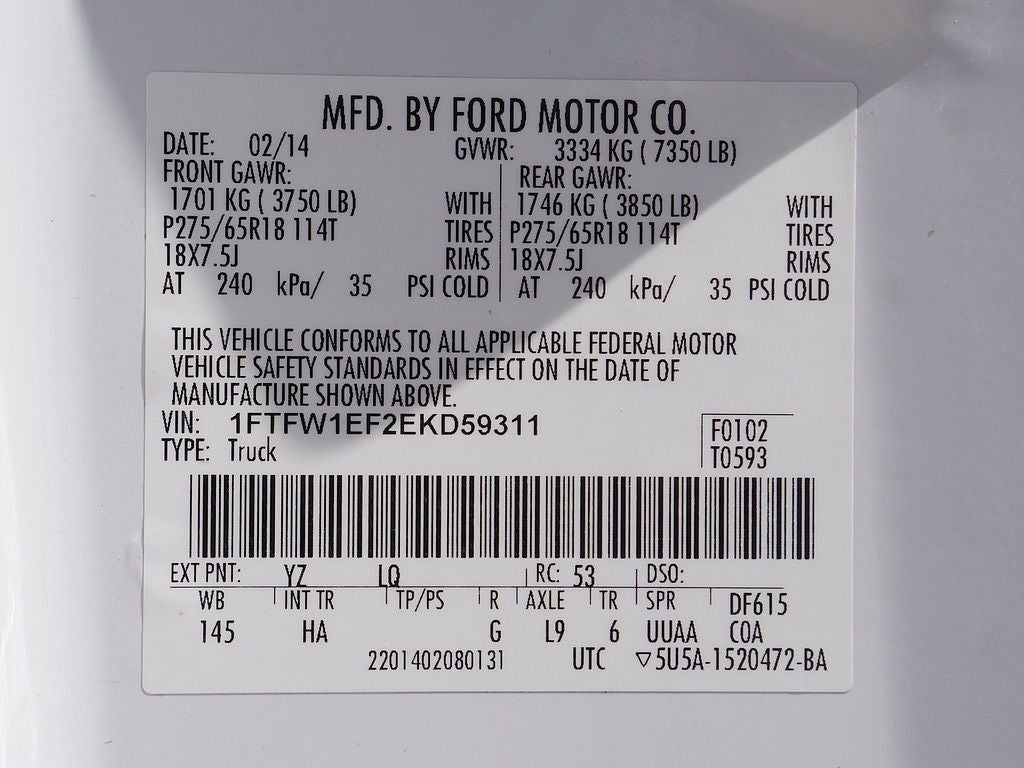 2014 Ford F-150 Lariat CREW 5.0