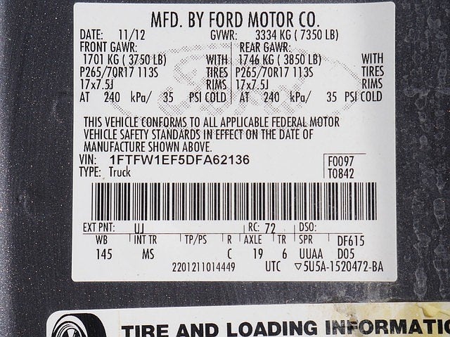 2013 Ford F-150 XLT CREW 5.0