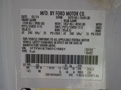 2014 Ford F-150 Platinum CREW 3.5