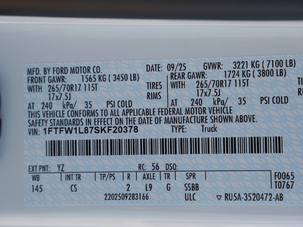 2025 Ford F-150 XL CREW 4WD
