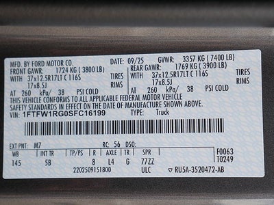 2025 Ford F-150 Raptor CREW 4WD