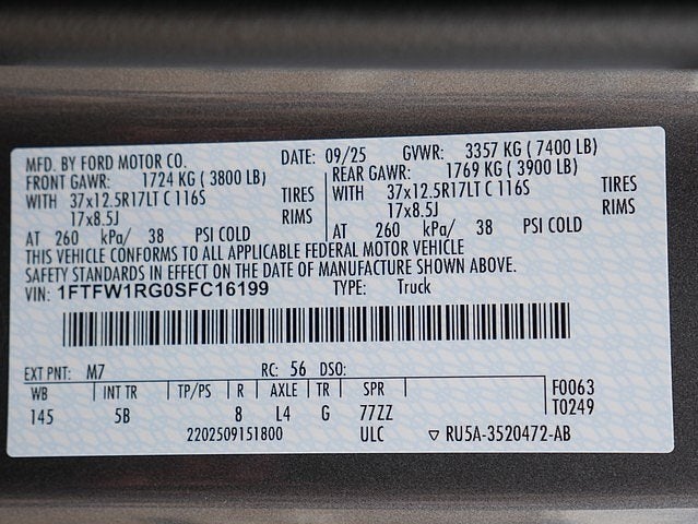 2025 Ford F-150 Raptor CREW 4WD