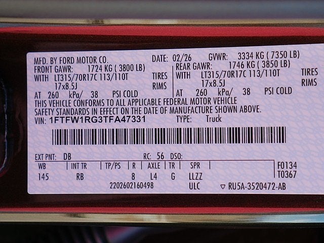 2026 Ford F-150 Raptor CREW 4WD