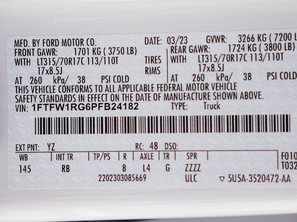 2023 Ford F-150 Raptor CREW 4WD