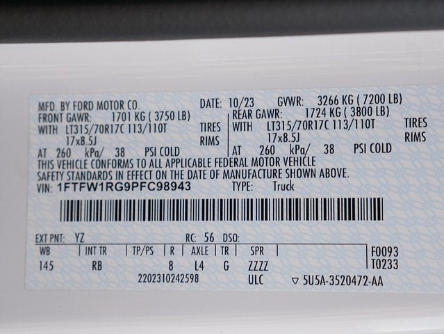 2023 Ford F-150 Raptor CREW