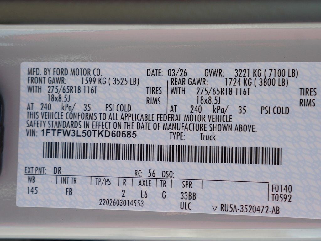 2026 Ford F-150 XLT CREW 4WD