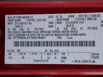 2026 Ford F-150 XLT CREW 4WD