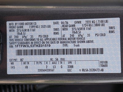 2026 Ford F-150 XLT CREW 4WD