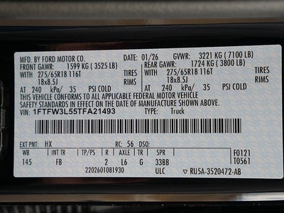 2026 Ford F-150 XLT CREW 4WD