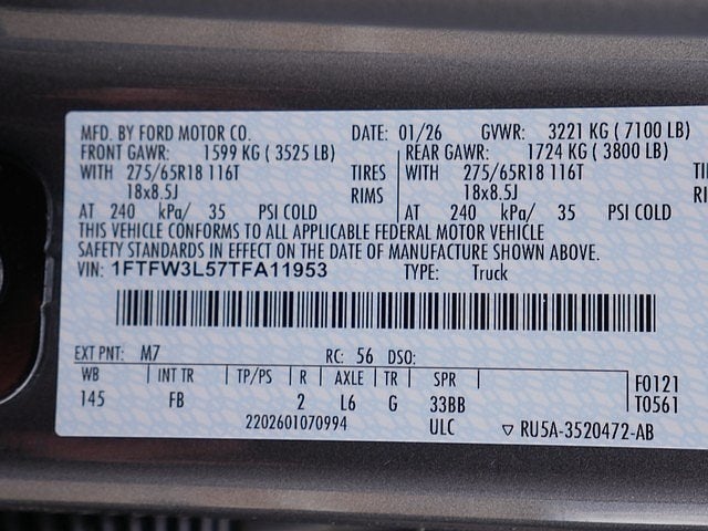 2026 Ford F-150 XLT CREW 4WD