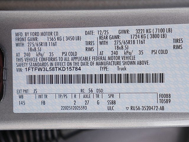 2026 Ford F-150 XLT CREW 4WD