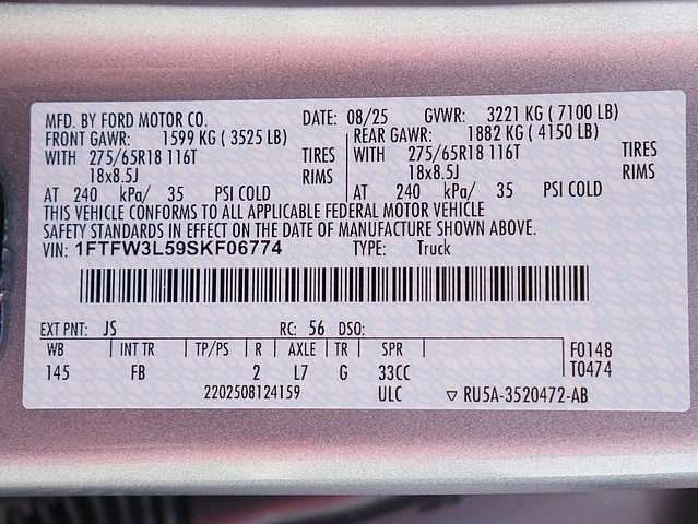 2025 Ford F-150 XLT CREW 4WD