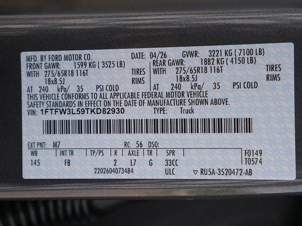 2026 Ford F-150 XLT CREW 4WD
