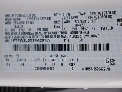 2026 Ford F-150 XLT CREW 4WD