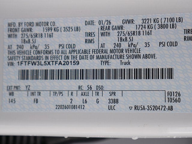 2026 Ford F-150 XLT CREW 4WD