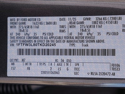 2026 Ford F-150 XLT CREW 4WD