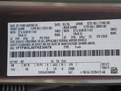 2026 Ford F-150 XLT CREW 4WD