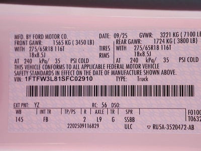 2025 Ford F-150 XLT CREW 4WD