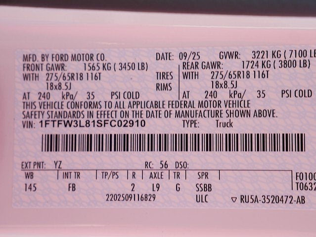 2025 Ford F-150 XLT CREW 4WD