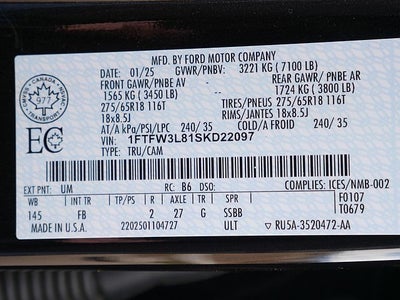 2025 Ford F-150 XLT CREW 3.5