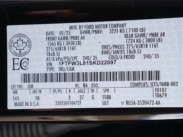 2025 Ford F-150 XLT CREW 3.5