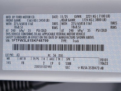 2025 Ford F-150 XLT CREW 4WD