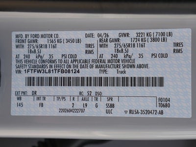 2026 Ford F-150 XLT CREW 4WD
