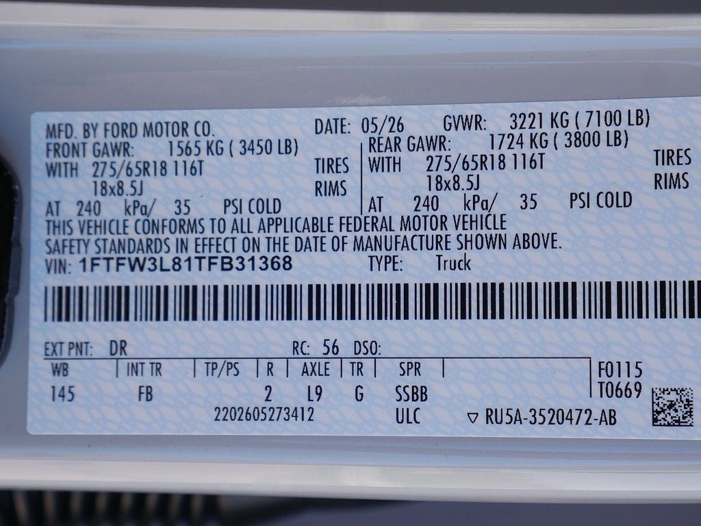 2026 Ford F-150 XLT CREW 4WD