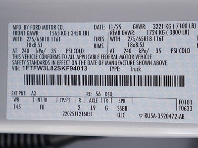 2025 Ford F-150 XLT CREW 4WD